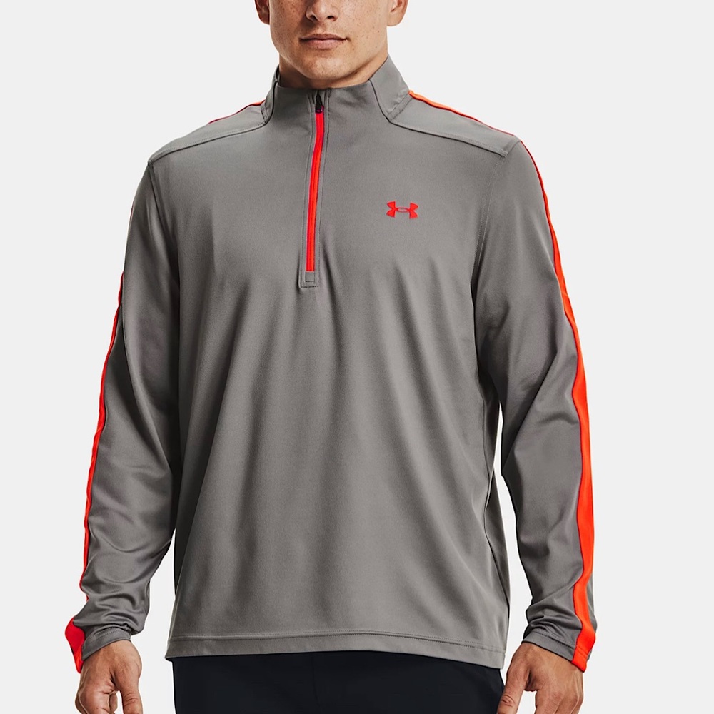 Boys UA Play off half zipper long sleeve top